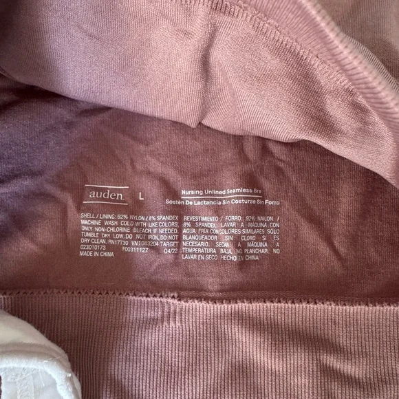 Auden unlined nursing bras, set of 2, large - Picture 2 of 5